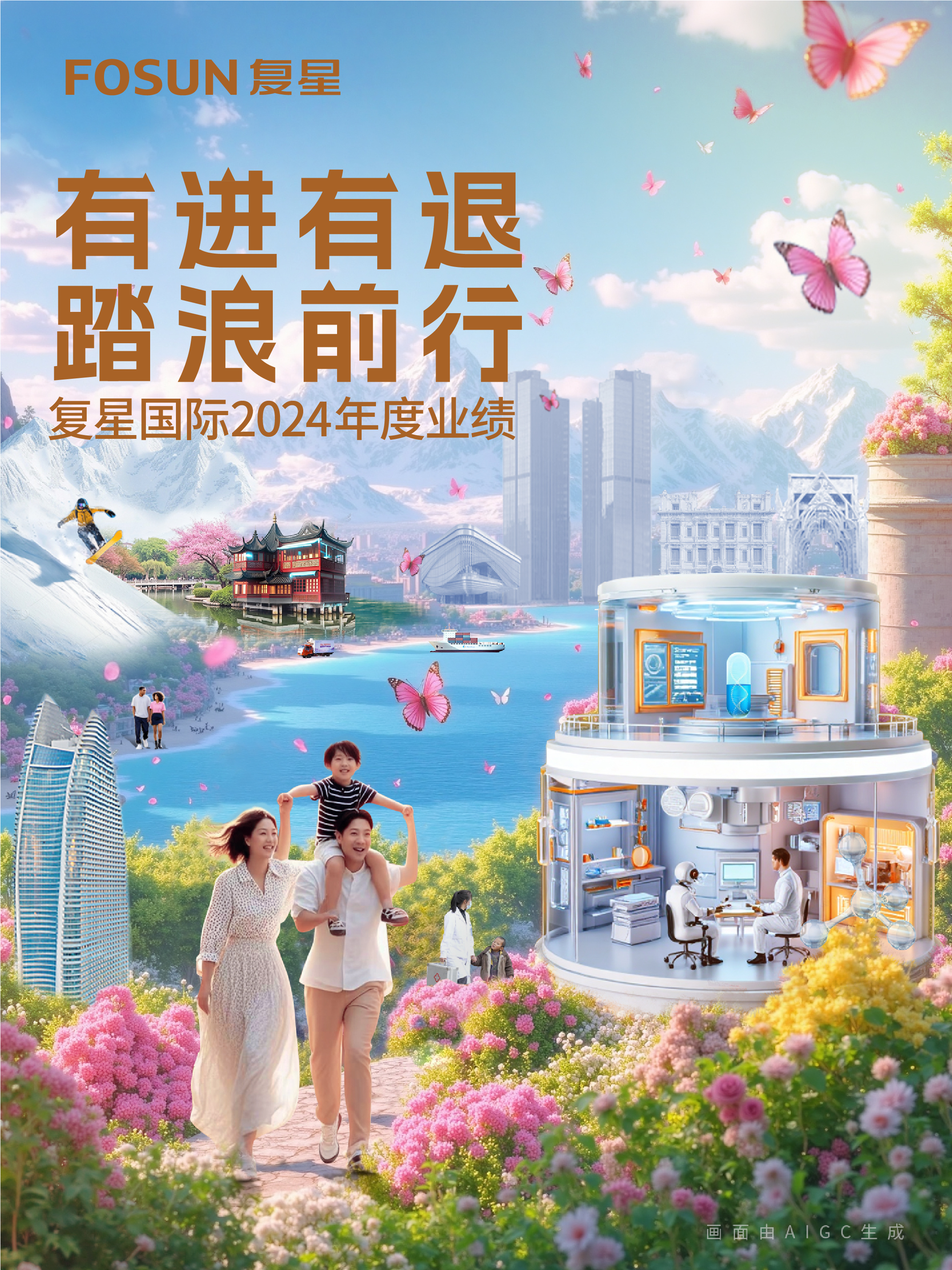 复星国际发布2024年业绩：总收入人民币1921.4亿元，产业运营利润人民币49亿元，整体经营面稳健